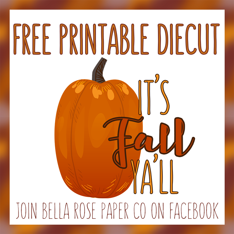 Free Fall Printable Diecut