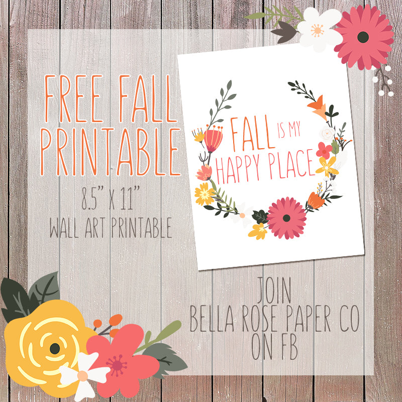Free Fall Wall Art Printable