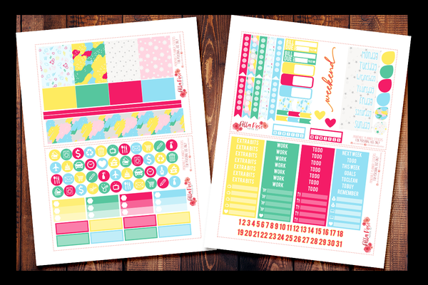 Mom Life Happy Planner Kit | PRINTABLE PLANNER STICKERS