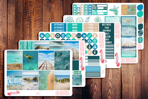 Beach Photography Planner Sticker Kit SM002