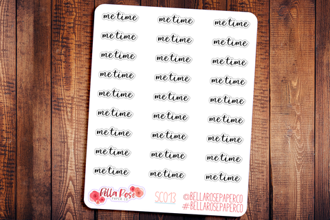Me Time Planner Stickers SC013