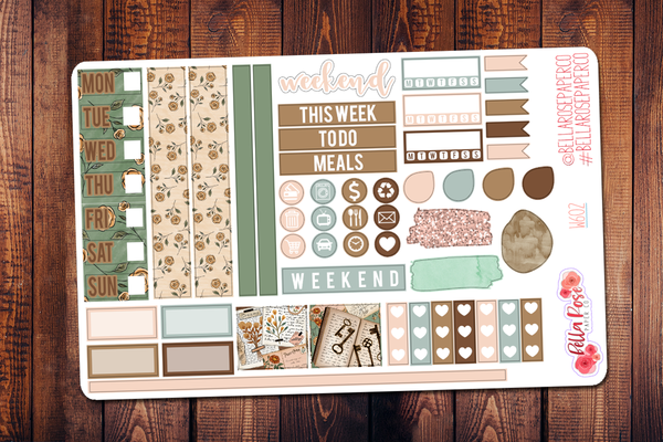 Antique Shop Hobonichi Weeks Sticker Kit W602