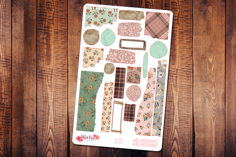 Antique Shop Journaling Sticker Kit JK035