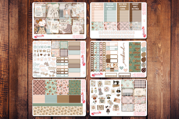 Antique Shop Planner Sticker Kit W602