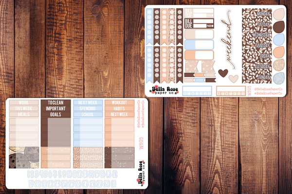 Baking Day Planner Sticker Kit W605