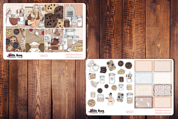 Baking Day Planner Sticker Kit W605