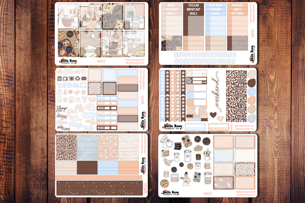 Baking Day Planner Sticker Kit W605