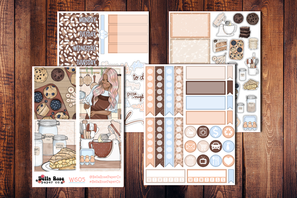 Baking Day Mini Sticker Kit W605