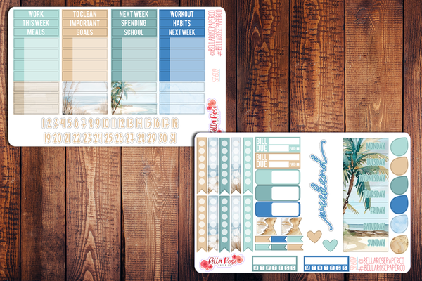 Beach Day Planner Sticker Kit SP609