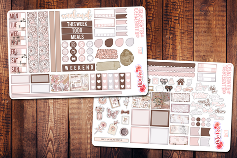 New Beginnings Hobonichi Weeks Sticker Kit W603