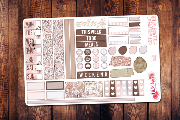 New Beginnings Hobonichi Weeks Sticker Kit W603