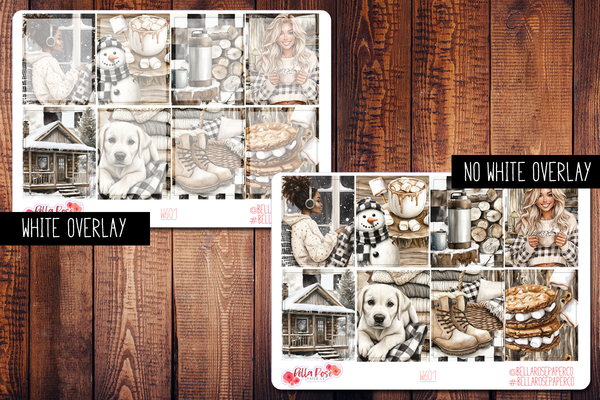 Cozy Cabin Planner Sticker Kit W601