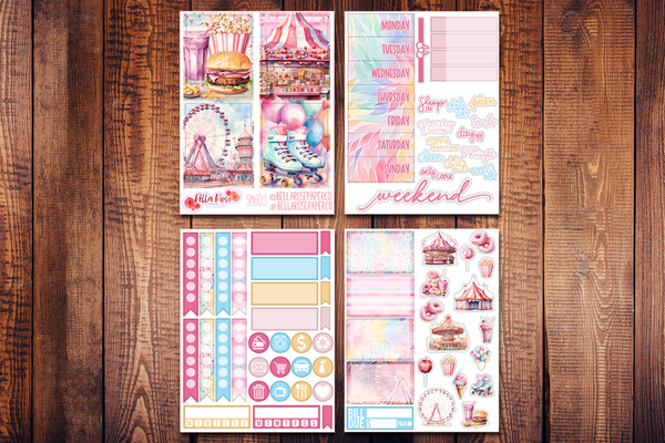 Cotton Candy Carnival Mini Sticker Kit SM601