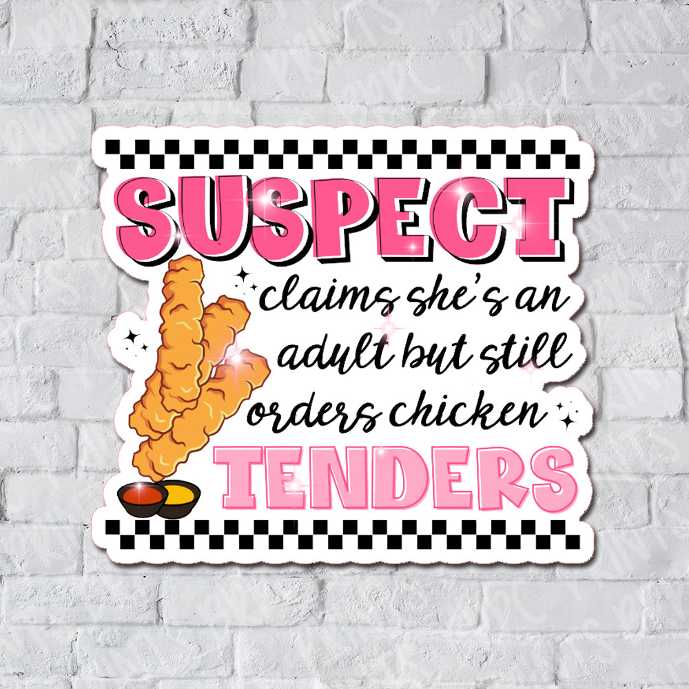 Chicken Tenders Matte Deco Sticker