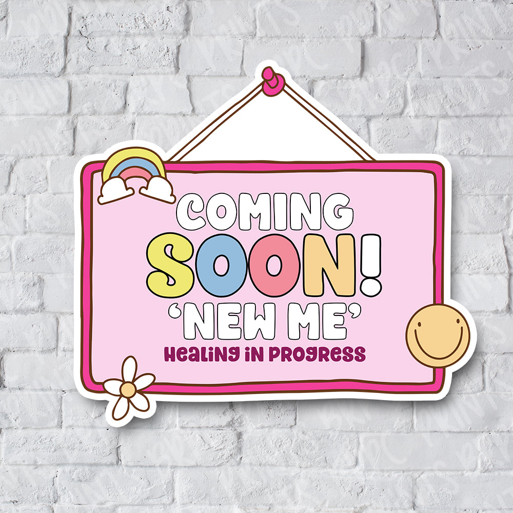 Coming Soon...New Me Matte Deco Sticker