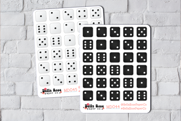 Dice Stickers MD044