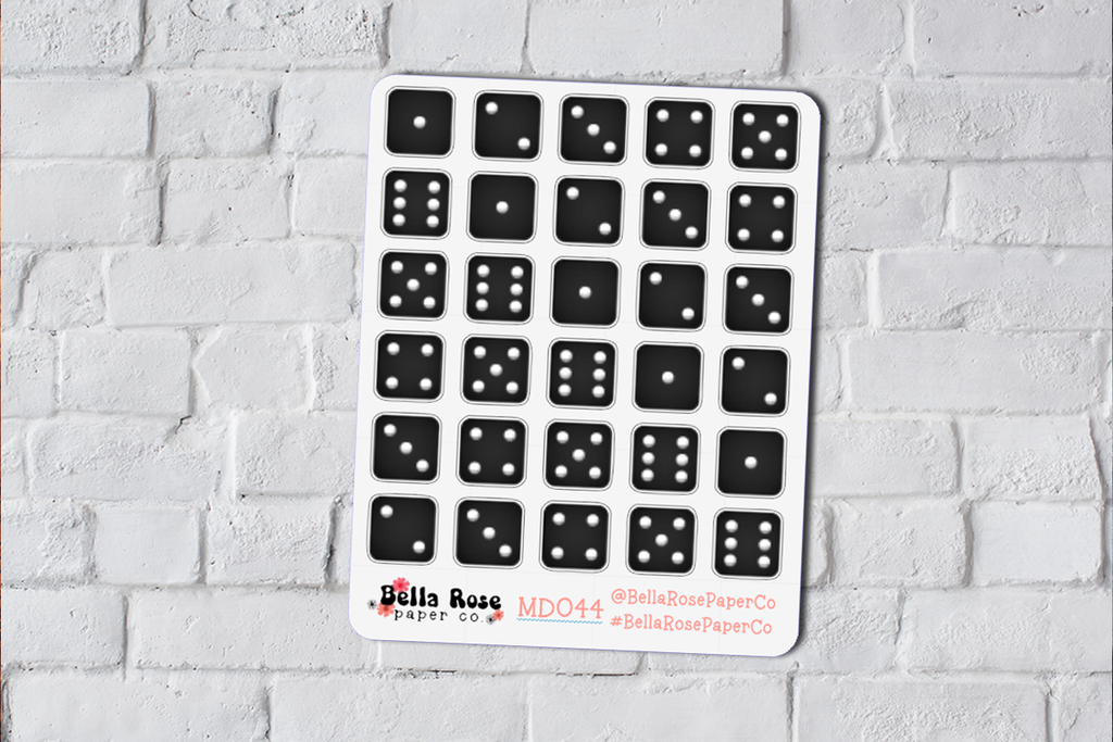 Dice Stickers MD044