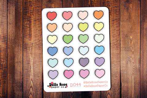 Heart Doodle Icon Planner Stickers D044