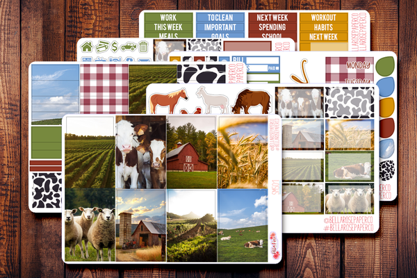Farm Life Photo Planner Sticker Kit SM501