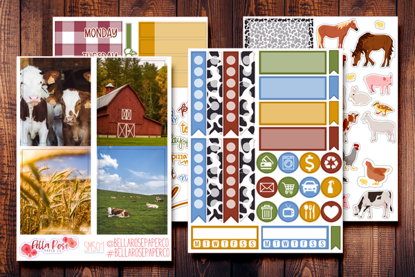 Farm Life Photo Mini Sticker Kit SM501