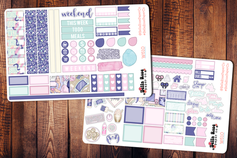 Cozy Gamer Hobonichi Weeks Sticker Kit W610