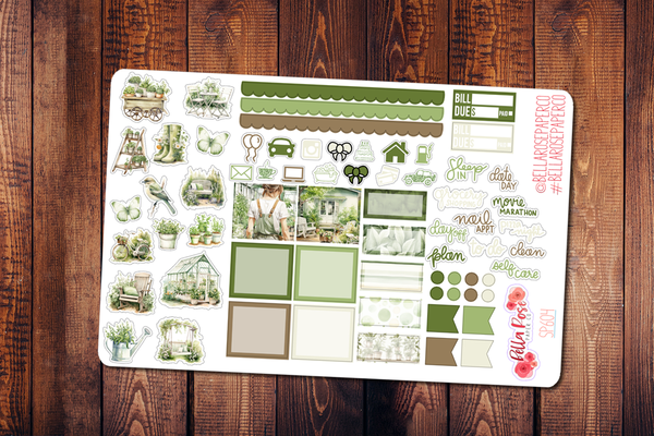Gardening Hobonichi Weeks Sticker Kit SP604