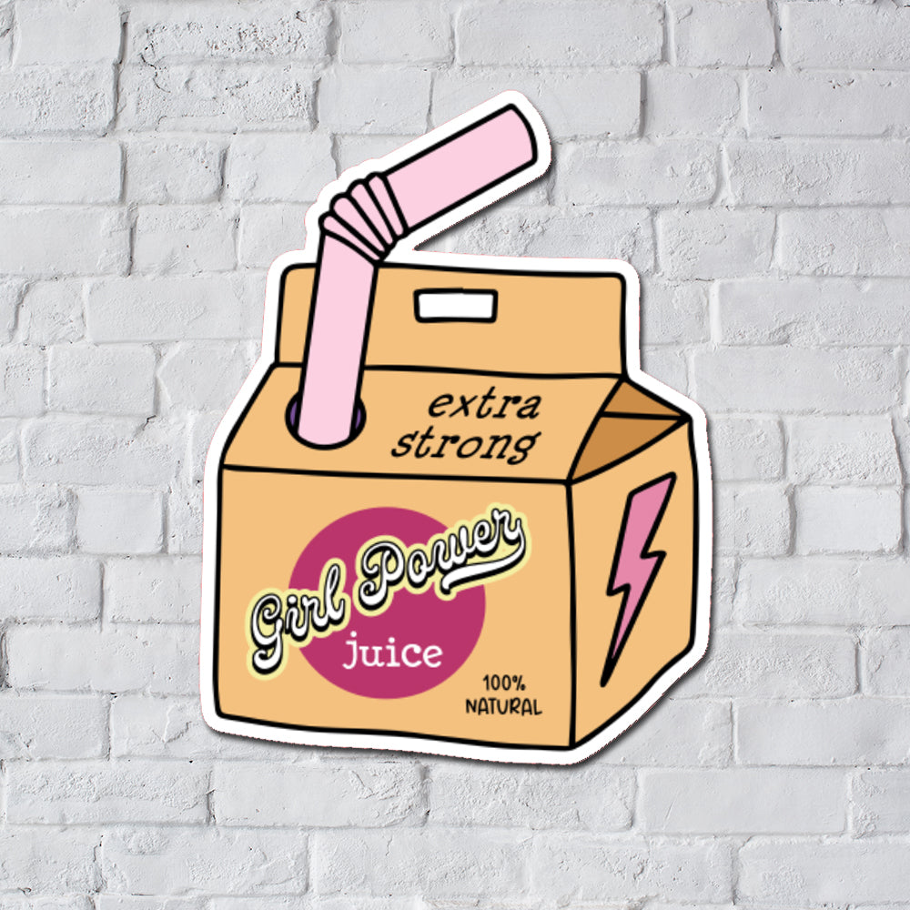 Girl Power Matte Deco Sticker