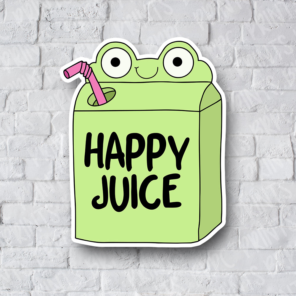 Happy Juice Matte Deco Sticker