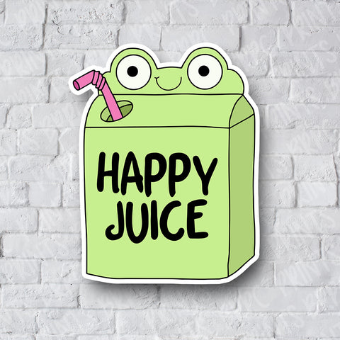 Happy Juice Matte Deco Sticker