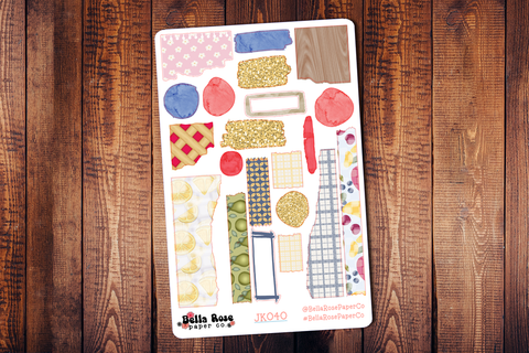 Homemade Journaling Sticker Kit JK040