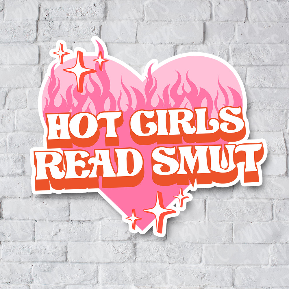 Hot Girls Read Smut Matte Deco Sticker