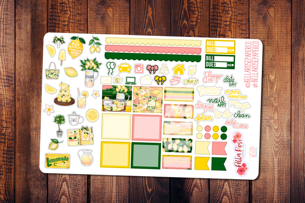 Squeeze The Day Hobonichi Weeks Sticker Kit W509