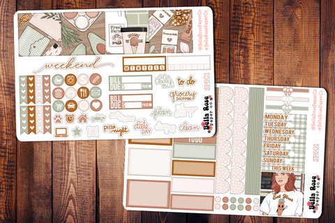 Farmers Market Mini Happy Planner Sticker Kit SP701