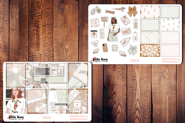 Farmers Market Planner Sticker Kit SP701