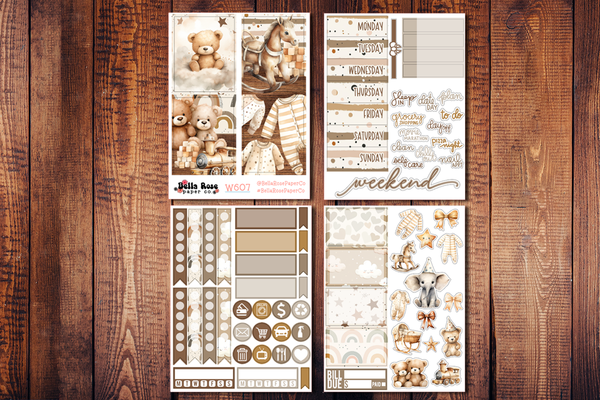 Neutral Newborn Mini Sticker Kit W607