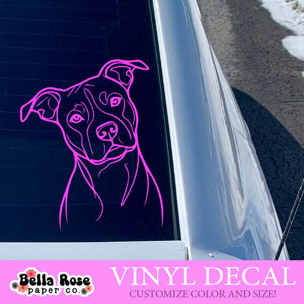 Pitbull Vinyl Decal