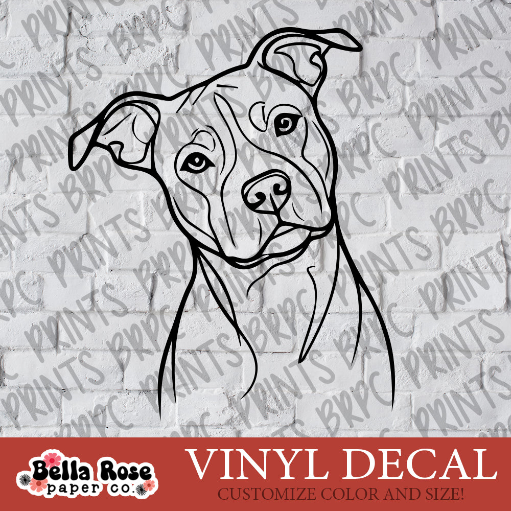 Pitbull Vinyl Decal