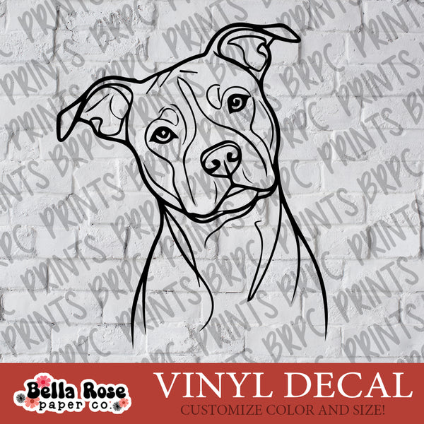 Pitbull Vinyl Decal
