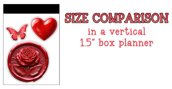 Romantic Trinkets Deco Stickers MD046