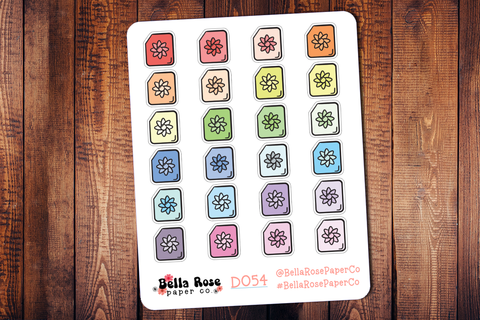 Seeds Doodle Icon Planner Stickers D054