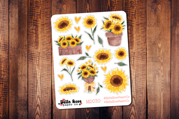 Sunflowers Deco Stickers MD030