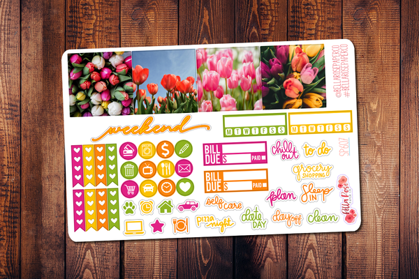 Tulip Photo Mini Happy Planner Sticker Kit SP607