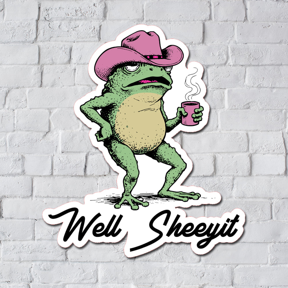 Well Sheeyit Matte Deco Sticker