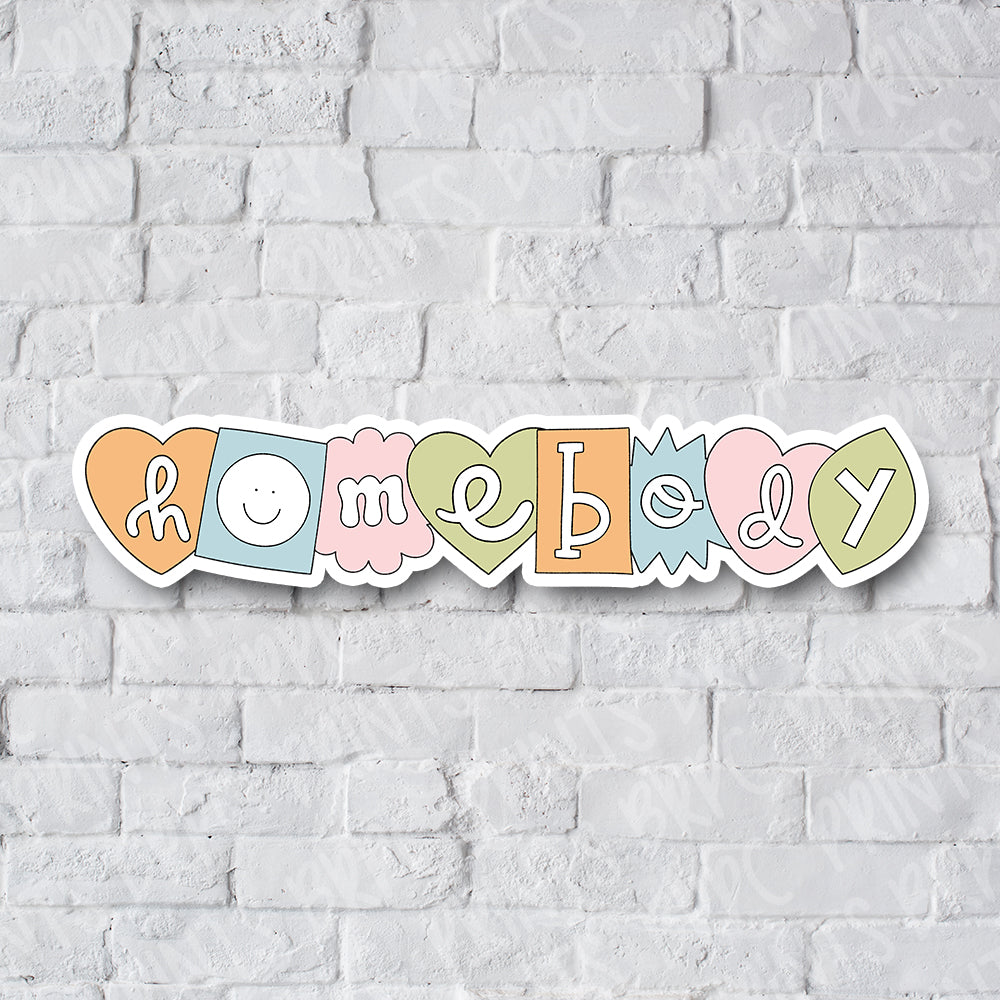 Homebody Matte Deco Sticker