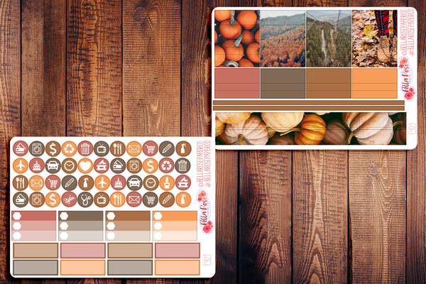 Autumn Days Photo Planner Sticker Kit F401