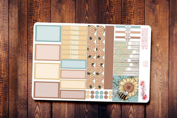 The Bears and The Bees Mini Happy Planner Sticker Kit W503