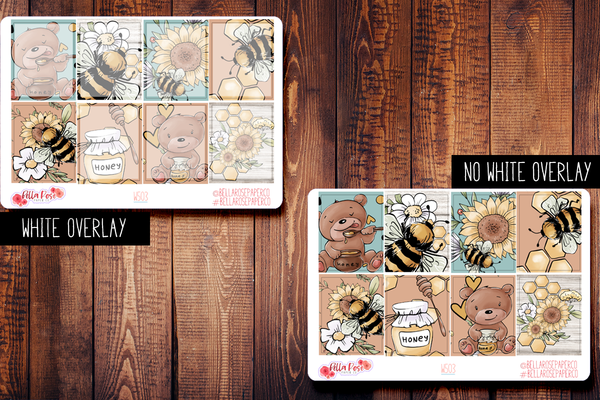 The Bears and The Bees Planner Sticker Kit W503