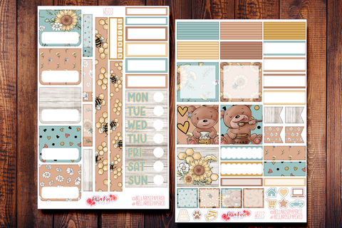 The Bears and The Bees TPC Nation Planner Sticker Kit W503