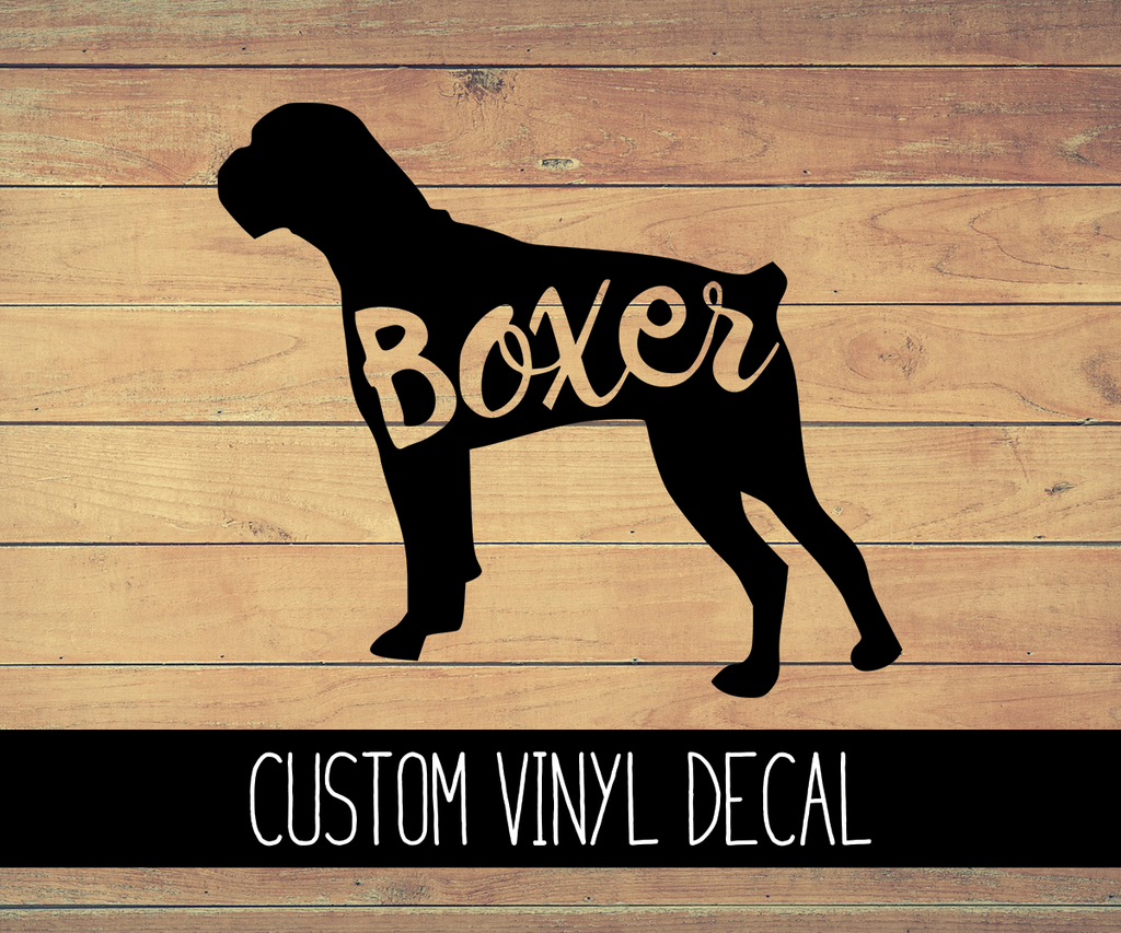 Boxer Vinyl Decal