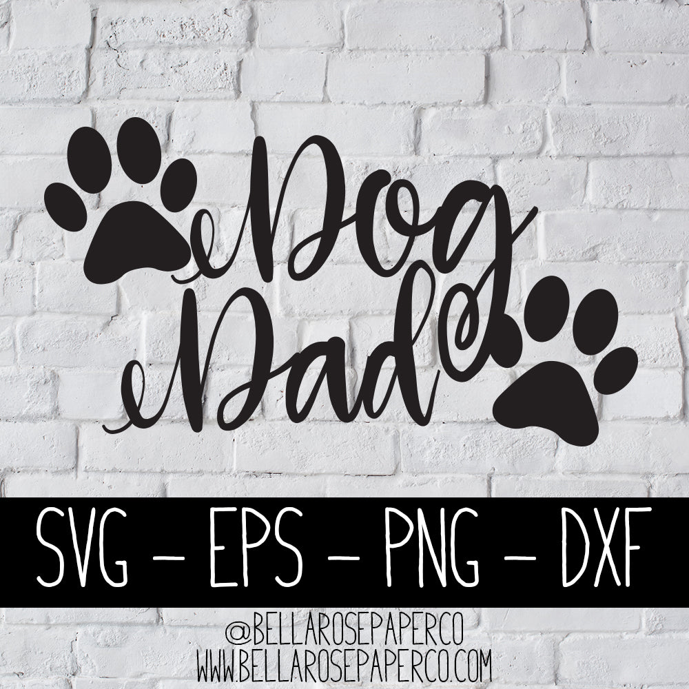 Dog Dad | DIGITAL SVG BUNDLE